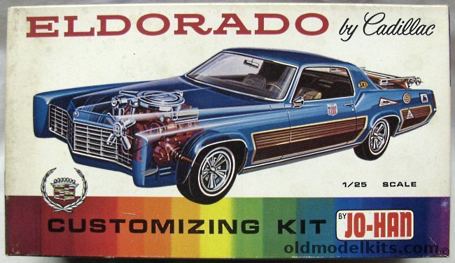 Jo-Han 1/25 1969 Cadillac Eldorado Coupe - Stock / Custom /Sportswagon, C-1269-200 plastic model kit